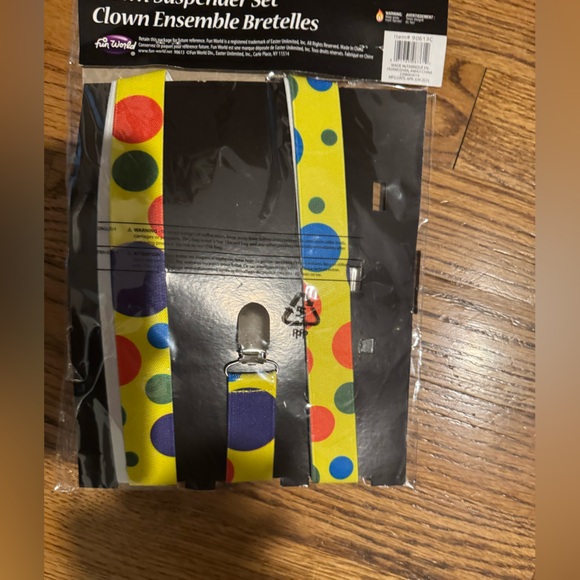 NWT Fun World Teen/ Adult‎ Clown  Costume Accessory Set Halloween Cosplay - Picture 3 of 4